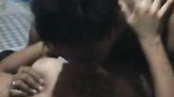 Beautiful Himachal college babe Aanchal getting mouth fucked during oral sex session with boyfriend taking his cum in mouth and showing lovely tits in this MMS.