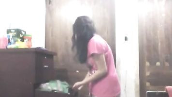 Sexy Dhaka girlfriend Tanzila with her boyfriend in bedroom in traditional outfits force to get naked