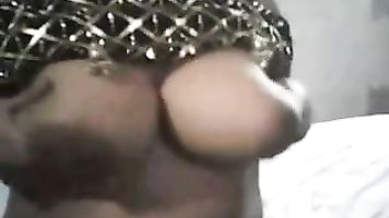 Indian lovers having fun on webcam.