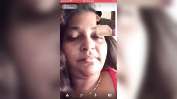 Flashing Desi mommy my dick
