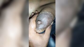 Indian Step-mature Gets Her Milky Breast Slapped