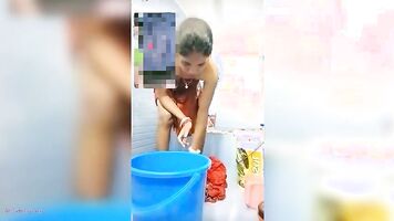 Indian Beautiful Girl Takes Off Dress And Bathes For Stepbrother, Showing Her Small Boobs