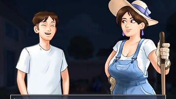 Summertime Saga Part 4 - Helping Next Door Housewife Widow