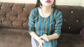 Step brother romance flirt with cute step sister and Real Orgasm During Hard Fucking in Hindi